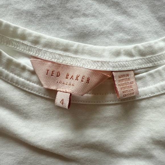 Ted Baker Tropical Print Tee, Sz 4 (Large) - Picture 7 of 7